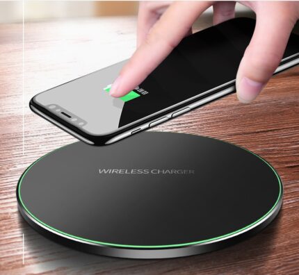 Fast Wireless Charging Pad - Compatible with All Qi-Enabled Devices